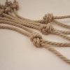 Hemp Dog Toy - Double knot end tug